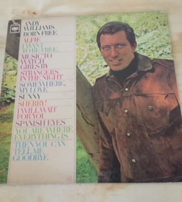 Andy Williams Born Free LP Album