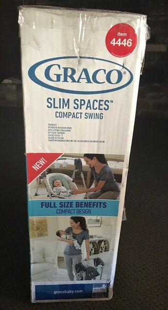 target graco slim spaces compact swing
