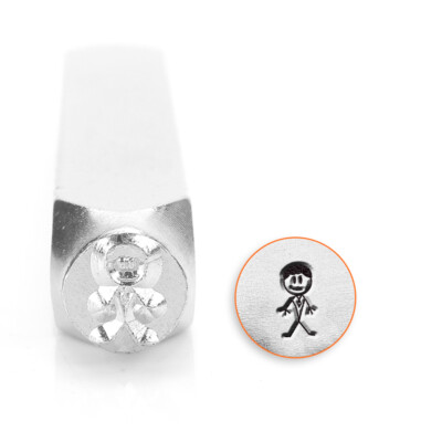 ImpressArt Family Stick Figures Metal Design Stamps - Person, Pet Hand Punches