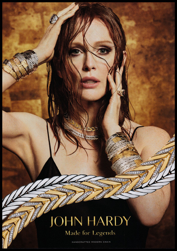 Julianne Moore print ad 2018 ad for John Hardy eBay