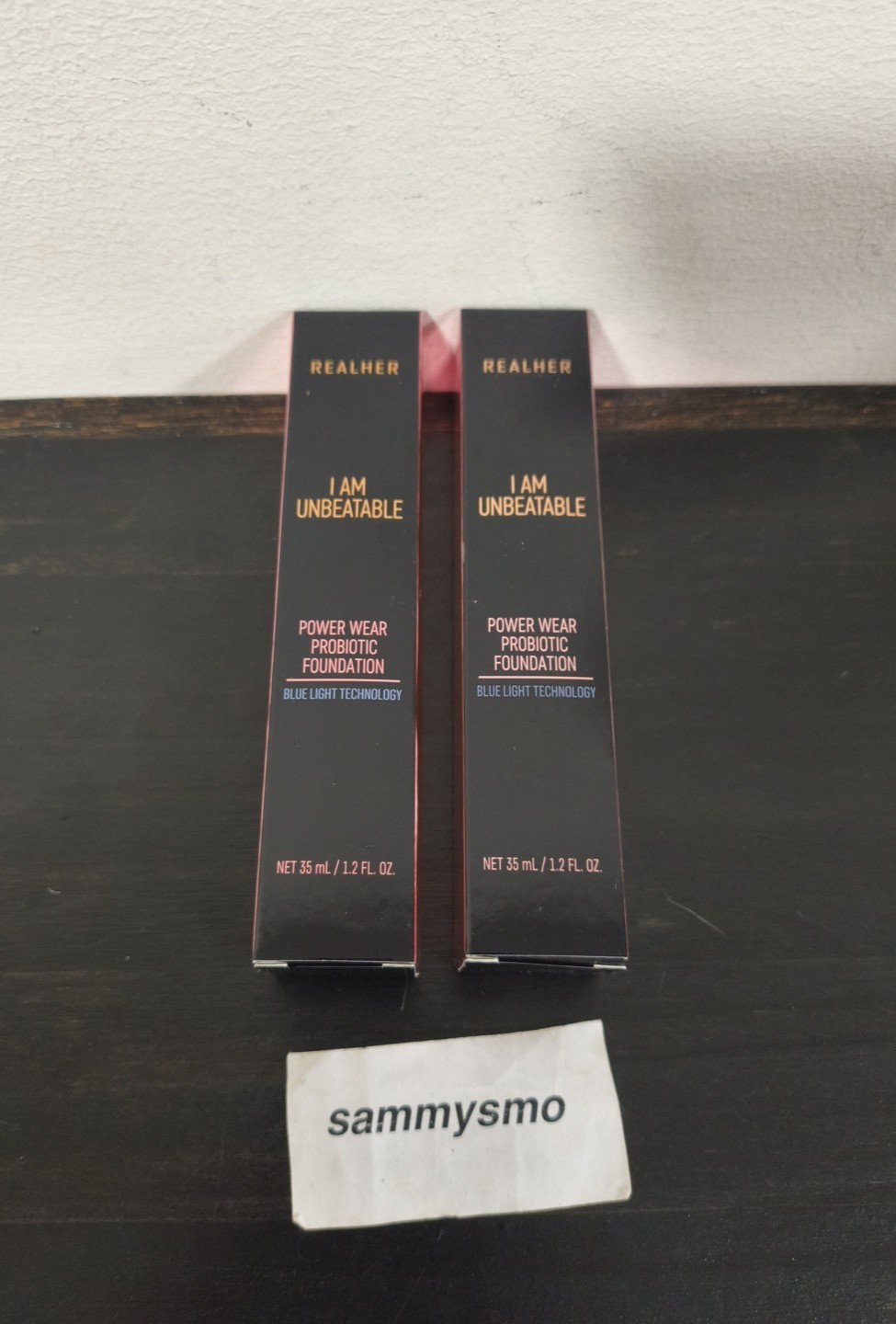 2x realher Power Wear Probiotic Foundation I AM UNBEATABLE 1.2oz NEW