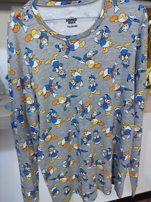 Disney Donald Duck TEZENIS Long sleeve Shirt Size (L)