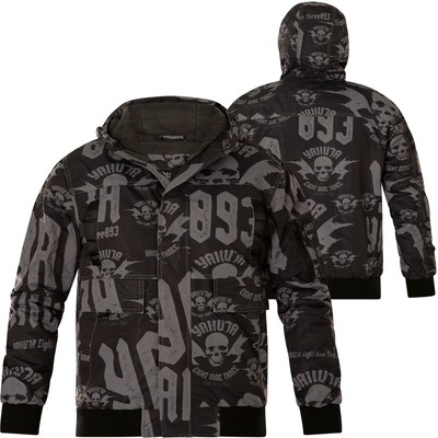 YAKUZA Jacke Old Tymes Ultimate Winterjacke WJB-20006 Schwarz Jacken