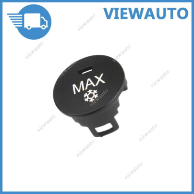 Central A/C MAX Switch Button Cover For BMW E60 E61 E63 E64 5 6 Serie Black