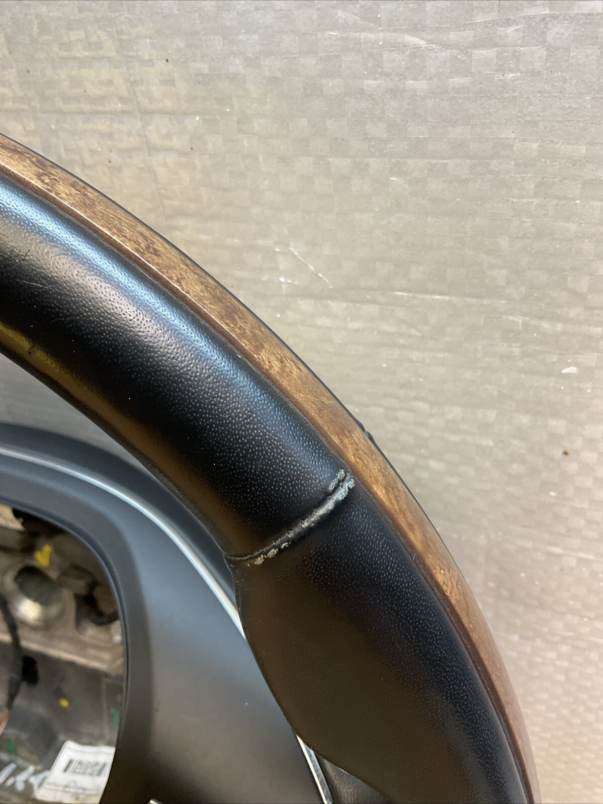 2014-2021 MASERATI QUATTROPORTE OEM FRONT DRIVER STEERING WHEEL BLACK LEATHER