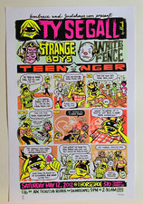 Ty Segall White Fence Limited edition Silkscreened poster Toronto 2012 Ty Segall White Fence Limited edition Silkscreened poster Toronto 2012