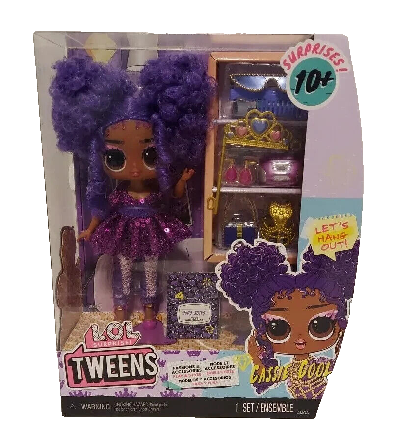 Poupée LOL Surprise Tweens Cassie Cool – Série 5, Neuve Sous Blister, 10+ Surprises