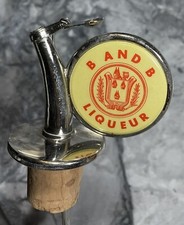 Vintage B & B Liqueur Liquor - Brandy & Benedictine - Bar Pour Spout Stopper