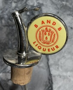 Vintage B & B Liqueur Liquor - Brandy & Benedictine - Bar Pour Spout Stopper