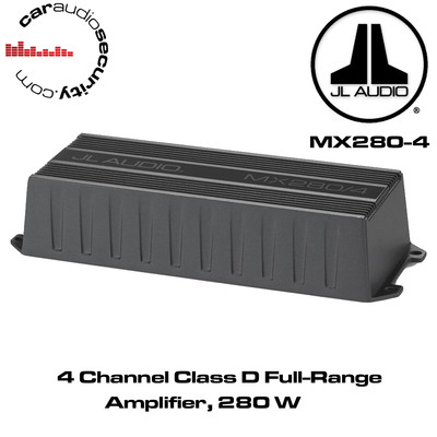 JL AUDIO MX280/4 280W 4チャンネルアンプ JL Audio MX280/4 280W RMS Class-D 4-Channel Marine Amplifier