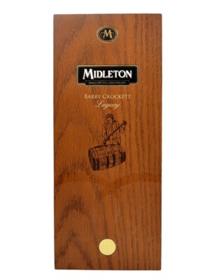MIDLETON Single Pot Still Irish Whiskey Barry Crockett Legacy Wooden Case EMPTY