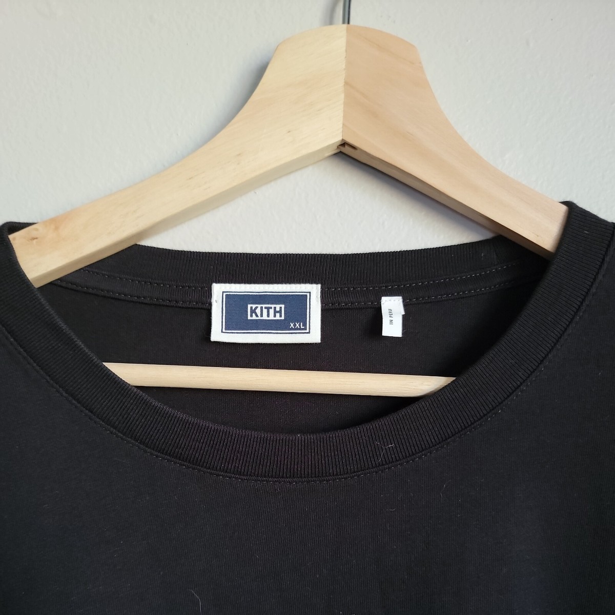 NWOT KITH for Ludovic Nkoth Classic Black Long Sleeve Box Logo 2XL 
