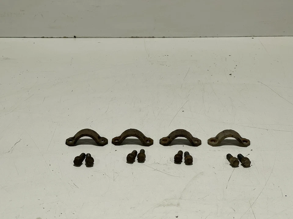 97-06 Jeep Wrangler TJ Driveshaft Hardware Bolts Yoke Straps OEM Set of 4 CC - Image 2 of 4