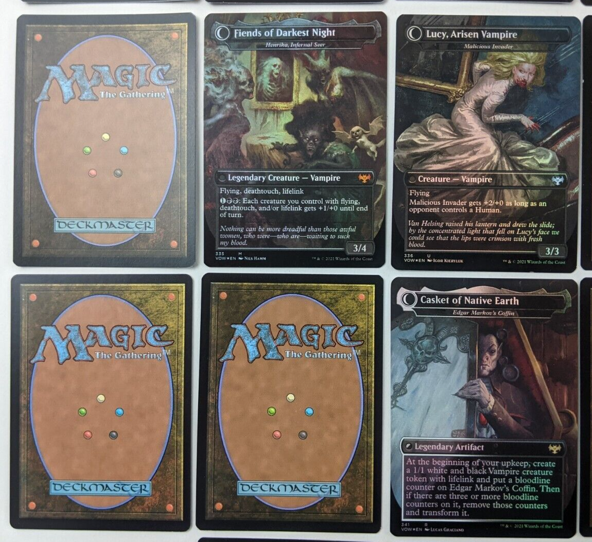 Dracula FOIL MTG Complete Set 18 Card Magic the Gathering