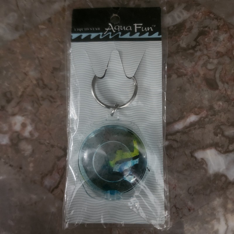 Liquid Star Aqua Fun Angel Fish Keychain Sealed