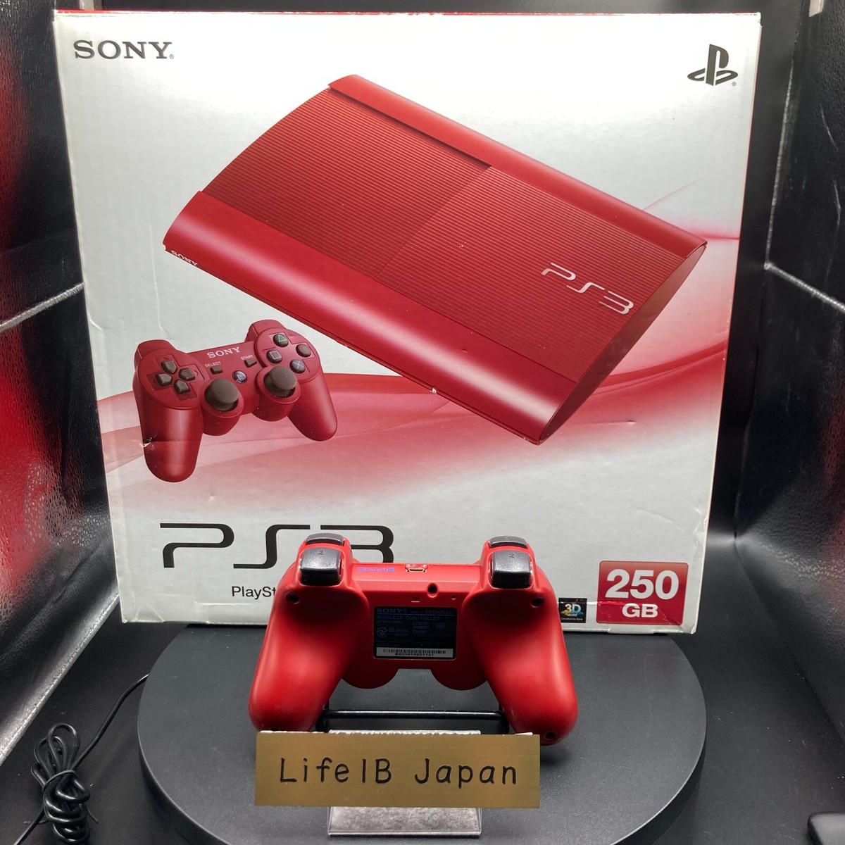 Sony PlayStation 3 CECH-4000B Garnet Red 250GB Console PS3 with