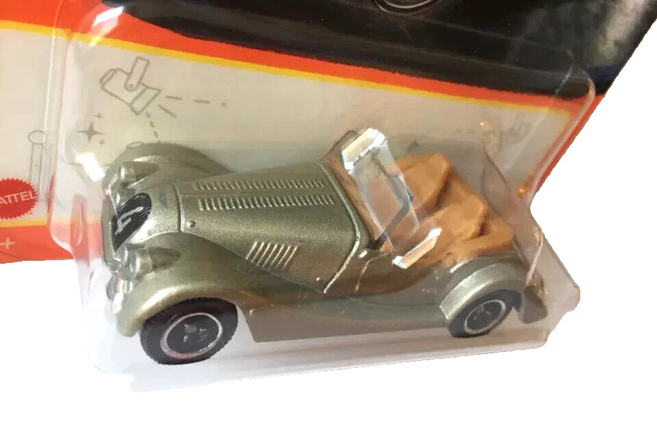 Matchbox Morgan Plus Four 66/100 2024 Silverish HVL02-4B10 4LB TNP 11 T14A - Image 2 of 3