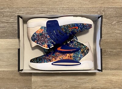 Nike KD 14 'Psychedelic' Royal Blue Pale Coral CW3935-400 Men's 8.5, Women's 10