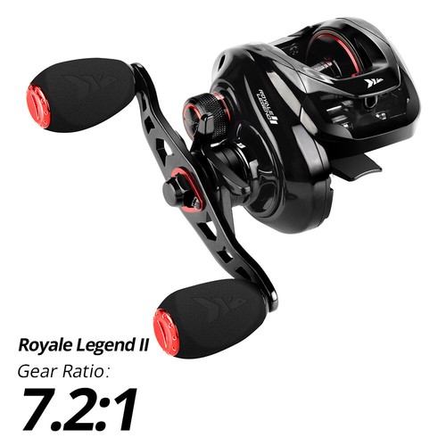 KastKing Royale Legend II 7.2:1 Baitcasting Reel Fishing Wheel - Right Handed - Picture 2 of 10