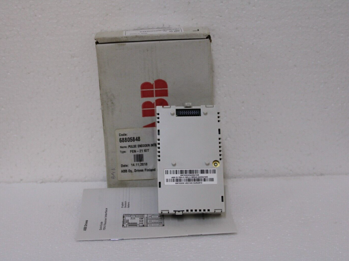 Interface Résolveur ABB FEN-21 REV K - Module Neuf, Peut Avoir De Petits Défauts D'usine