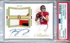 2021 FLAWLESS KYLE TRASK #RDPAKTR ROOKIE DUAL PATCH AUTO PSA 10
