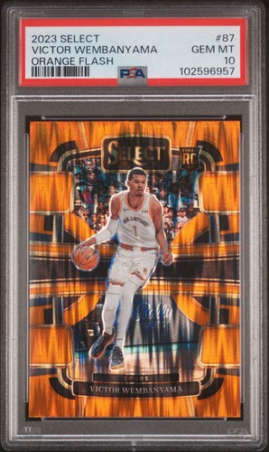 2023 Victor Wembanyama [Flash Orange Prizm] #87