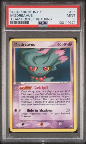 Misdreavus graded PSA 9 for sale on eBay