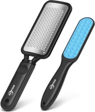 2 Pack Foot File Callus Remover, Durable Foot Scrubber for Hard Dead Skin, Foot
