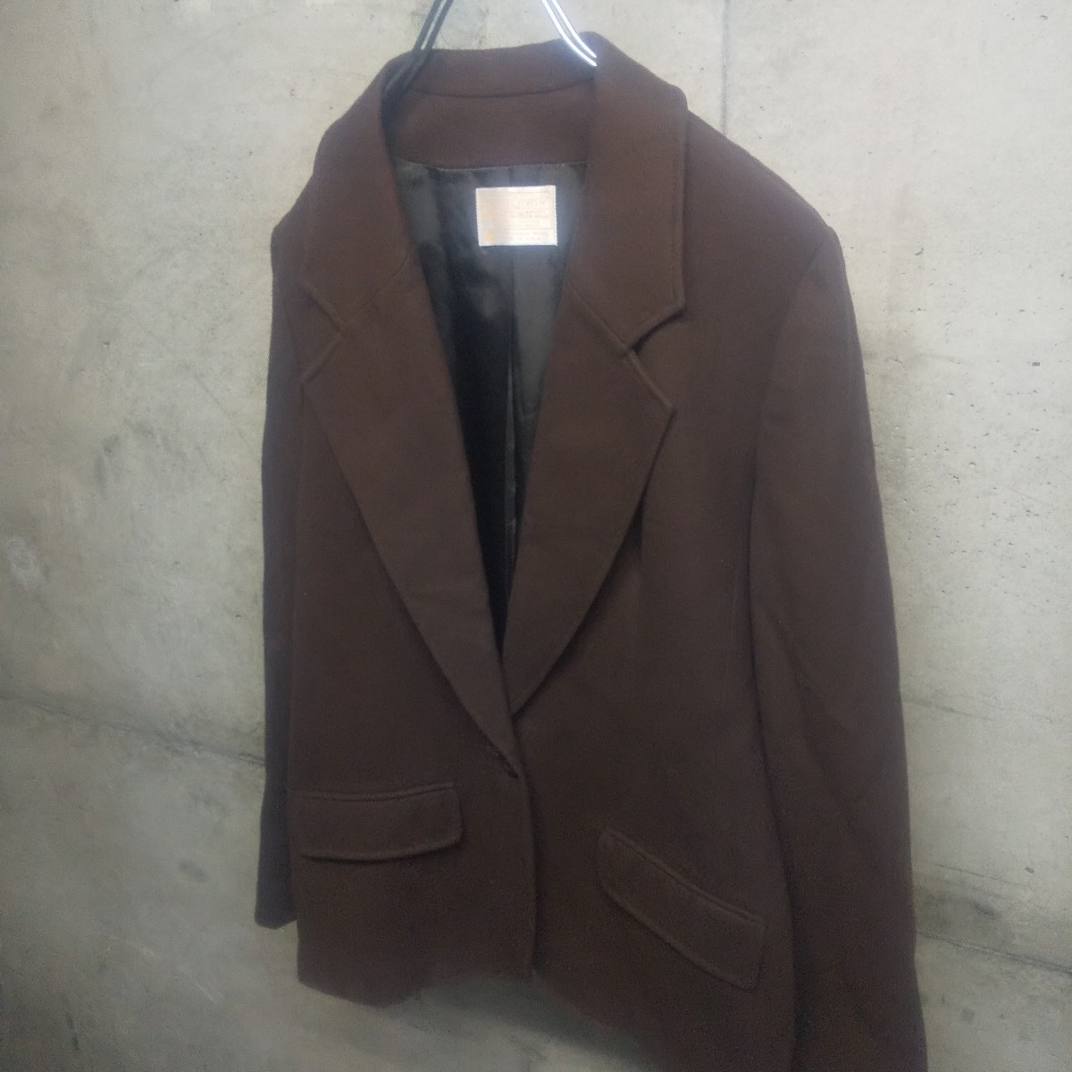 70s Pendleton Wool Tailored Jacket Brown Men's S/… - image 3