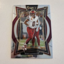 2024 Select Football Mike Sainristil #76 Rookie RC In Toploader 