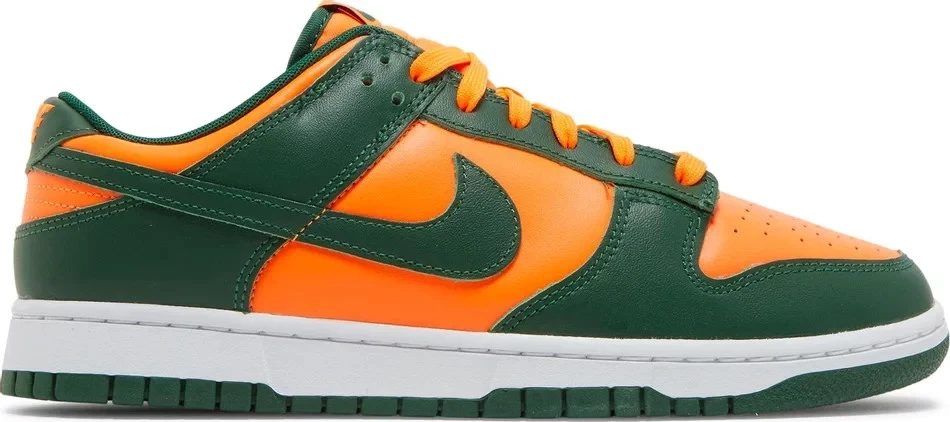 Nike Dunk Low Miami Hurricanes for Sale - Authenticity Guaranteed