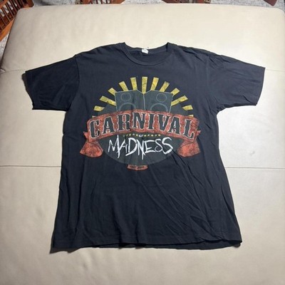 Shinedown Carnival of Madness 2010 Tour Band T Shirt Sevendust Size Large
