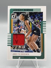 Jaelyn Brown  Indiana Fever 2025 WNBA Donruss Basketball #54 Jersey Series B