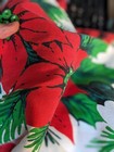 Tablecloth Christmas Poinsettias Huge 96” x 57” — photo 8
