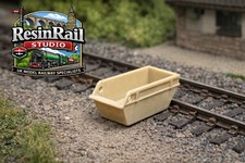 N Gauge 1:148 Builders Skips x4 – UK Resin Model Railway Yard Detail