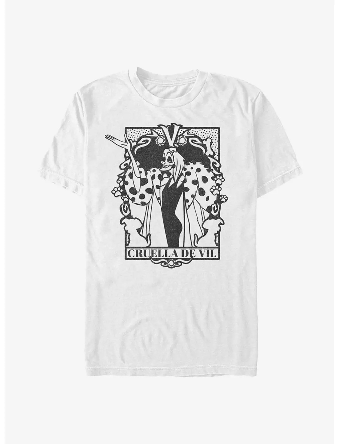 Tarot Cruella Disney 101 Dálmatas Talla S - 5Xl, Regalo para Amigos