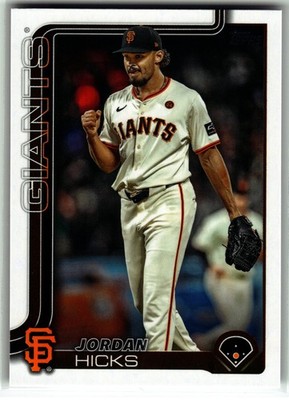 Topps 2025 Series 2 Jordan Hicks #520 San Francisco Giants MLB Baseball