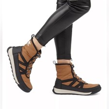 Sorel Whitney II Short Lace unisex winter waterproof elk tan boots