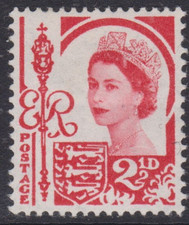 Jersey 1958 Queen Elizabeth II 2.5d Mint Never Hung SG 9 VGC