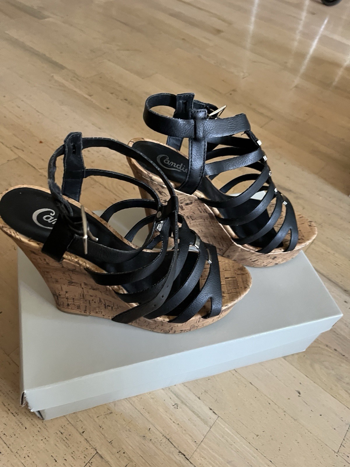 APL sandali con zeppa caramelle