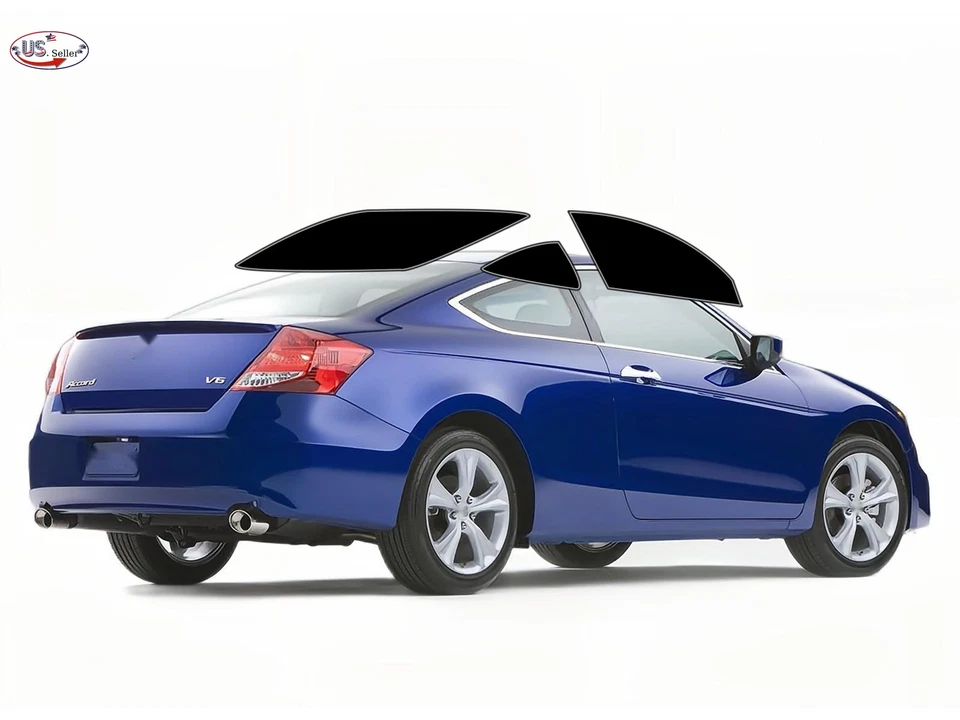 Kit de película de tinte de ventana de 2 capas precortada personalizada computarizada para TODOS los Honda Accord cupé Foto 2 de 4