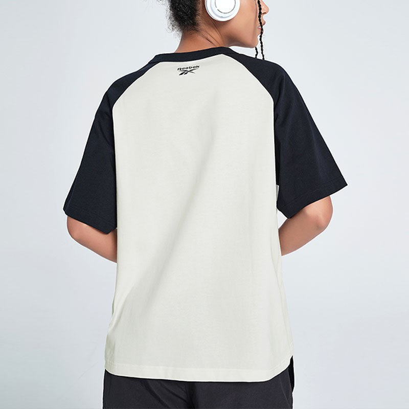 Reebok American Retro Color Block Breathable Short Sleeve Raglan T-Shirt thumbnail 5