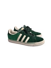 Adidas Campus Sneaker Mens 10 Suede VULC Skate Shoes Gum Sole Kelly Green Casual