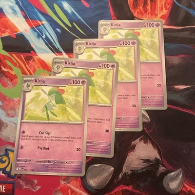[4x Playset] Kirlia 059/132 ME01: Mega Evolution (MEG) Pokemon TCG