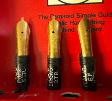 Osmiroid Fountain Pen Nibs Italic Set of 3 NEW