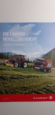 Lindner: Lintrac & Unitrac Modellübersicht (Prospekt-Heft); 09/2025