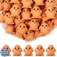 Gejoy 25 Pcs Mini Rubber Potato Toys Positive Gifts Mini Potatoes Decorations