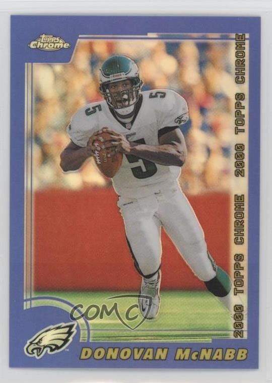 2000 Topps Chrome Refractor Donovan McNabb #55 13jg