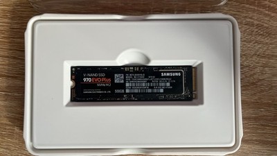 Samsung 970 EVO Plus 500GB NVMe M.2 V-NAND Interne SSD PCIe 3.0 x4 DRAM Cache