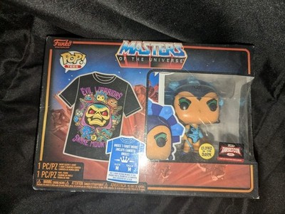Funko PoP Masters of The Universe EVIL LYN #86 T-Shirt & Figure size Medium